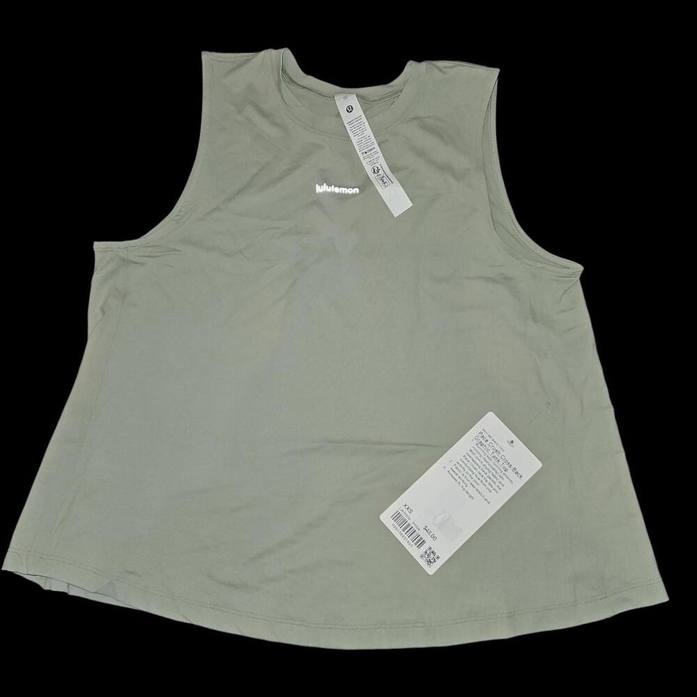 NWT Women’s Lululemon Pace Crush Cross-Back Graphic Tank Top - FOGN